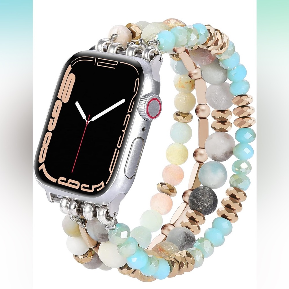 Beaded smart watch band, NEW